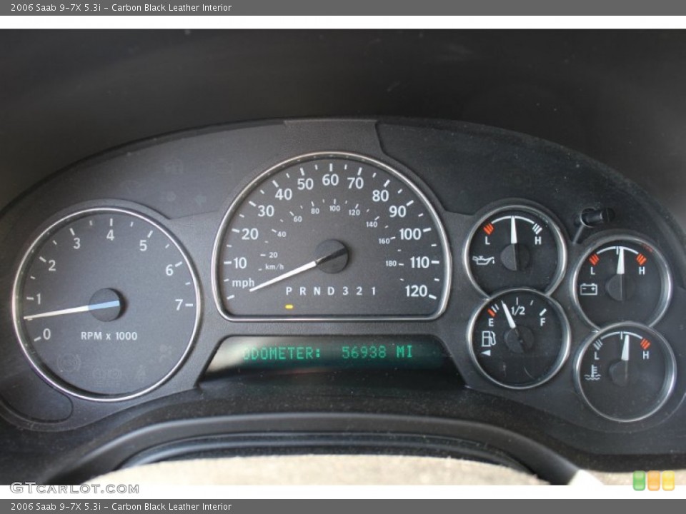 Carbon Black Leather Interior Gauges for the 2006 Saab 9-7X 5.3i #57545990