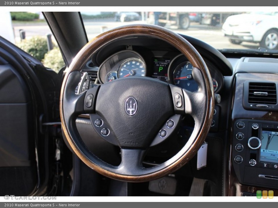 Nero Interior Steering Wheel for the 2010 Maserati Quattroporte S #57546259