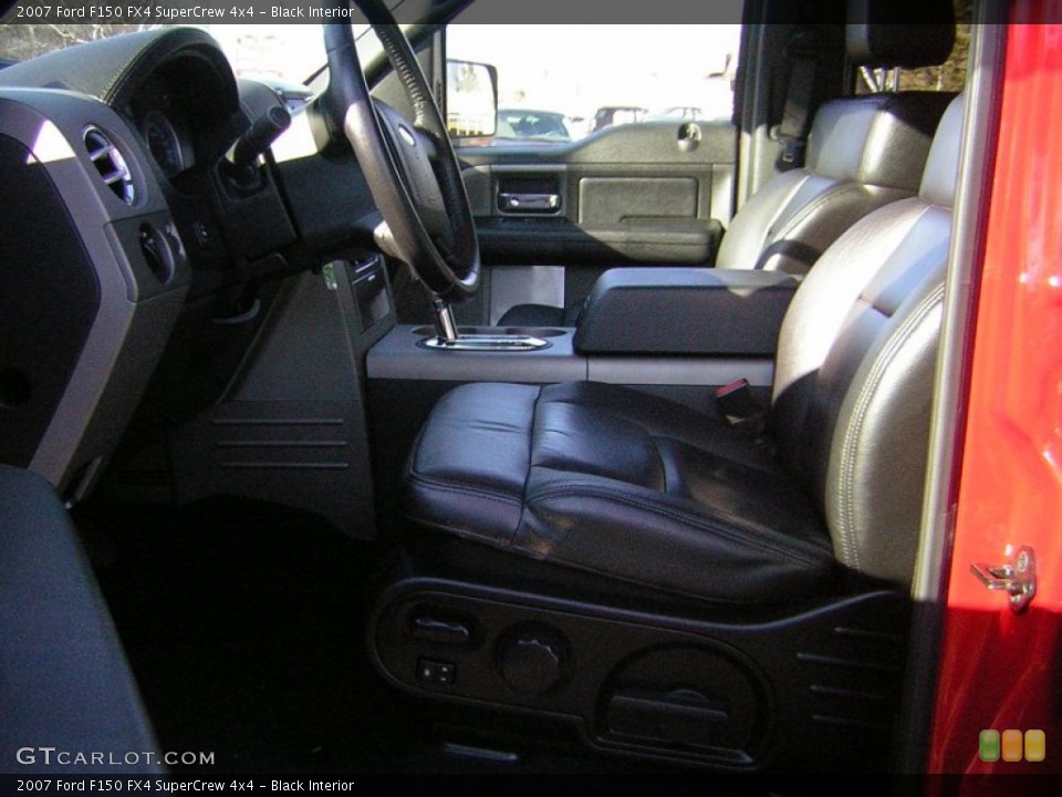 Black Interior Photo for the 2007 Ford F150 FX4 SuperCrew 4x4 #57546927