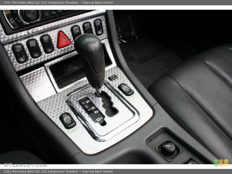 Charcoal Black Interior Transmission for the 2001 Mercedes-Benz SLK 230 Kompressor Roadster #57552073