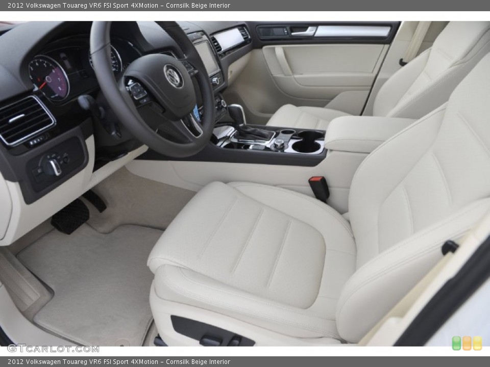 Cornsilk Beige Interior Photo for the 2012 Volkswagen Touareg VR6 FSI Sport 4XMotion #57552565