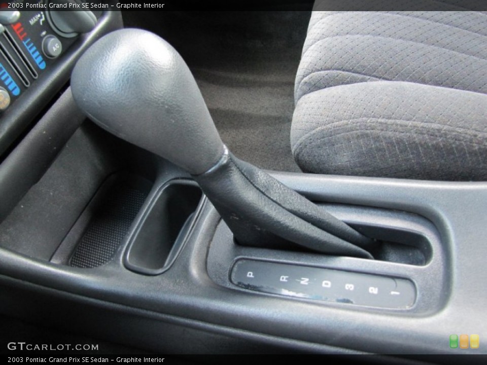 Graphite Interior Transmission for the 2003 Pontiac Grand Prix SE Sedan #57552660