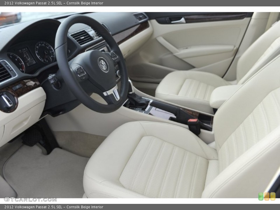 Cornsilk Beige Interior Photo for the 2012 Volkswagen Passat 2.5L SEL #57552884