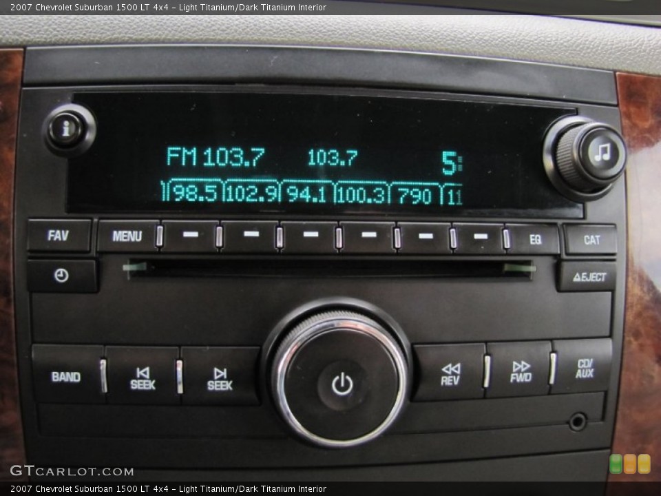 Light Titanium/Dark Titanium Interior Audio System for the 2007 Chevrolet Suburban 1500 LT 4x4 #57553562