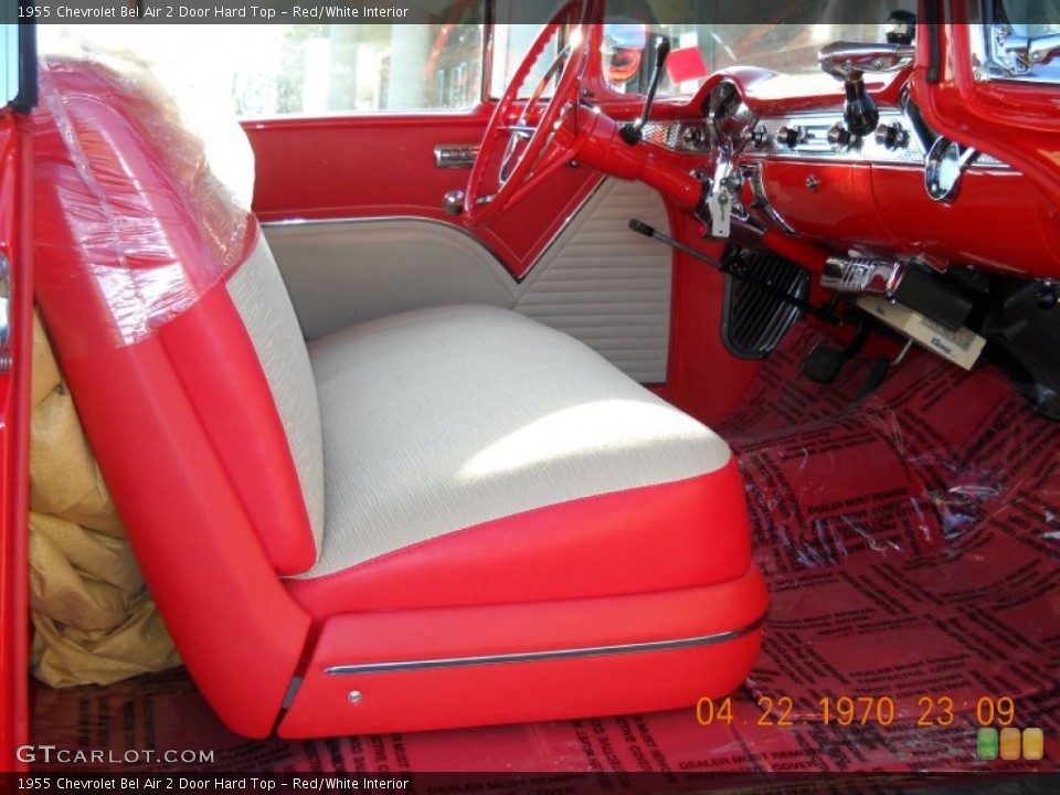 Red/White Interior Photo for the 1955 Chevrolet Bel Air 2 Door Hard Top #57553863
