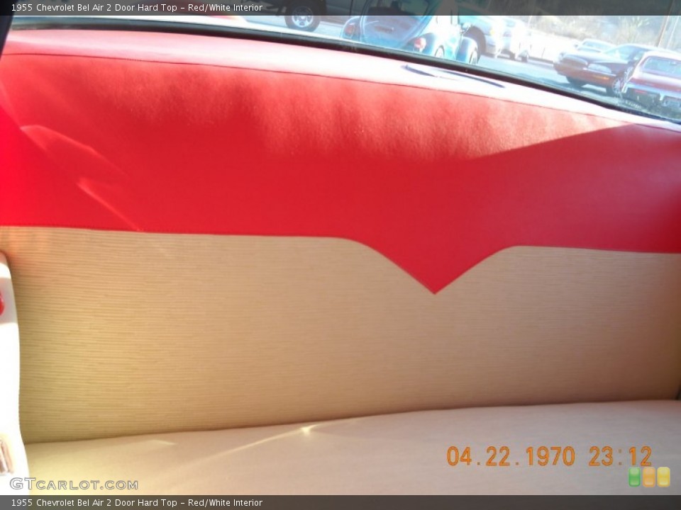 Red/White 1955 Chevrolet Bel Air Interiors
