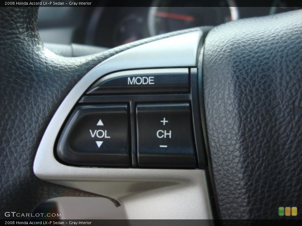 Gray Interior Controls for the 2008 Honda Accord LX-P Sedan #57556979