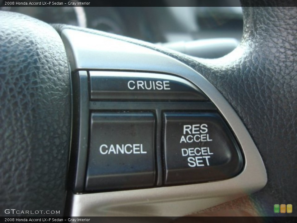 Gray Interior Controls for the 2008 Honda Accord LX-P Sedan #57556987