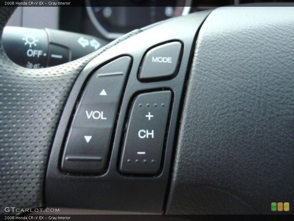 Gray Interior Controls for the 2008 Honda CR-V EX #57557675