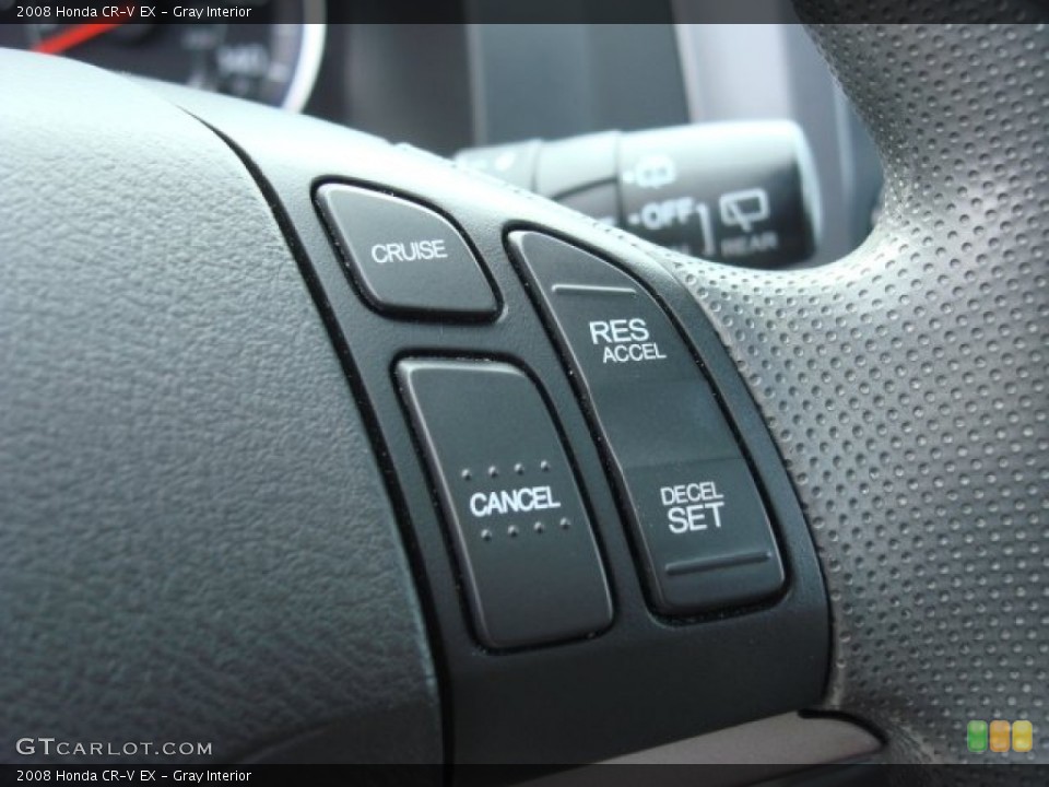 Gray Interior Controls for the 2008 Honda CR-V EX #57557684