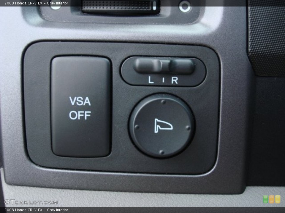 Gray Interior Controls for the 2008 Honda CR-V EX #57557693