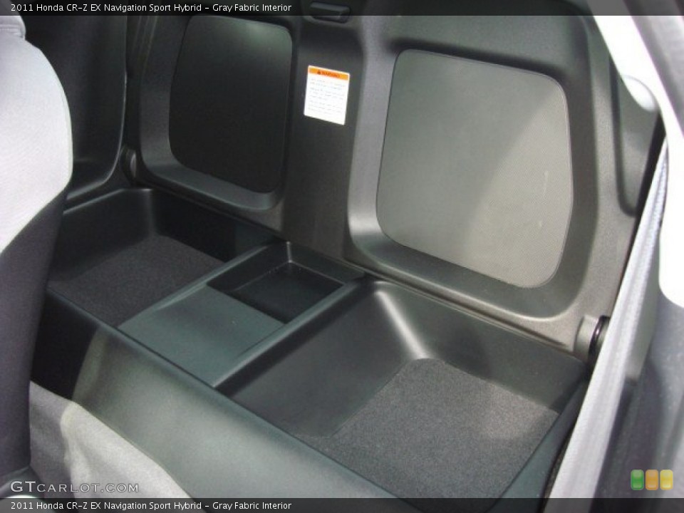 Gray Fabric Interior Photo for the 2011 Honda CR-Z EX Navigation Sport Hybrid #57558479