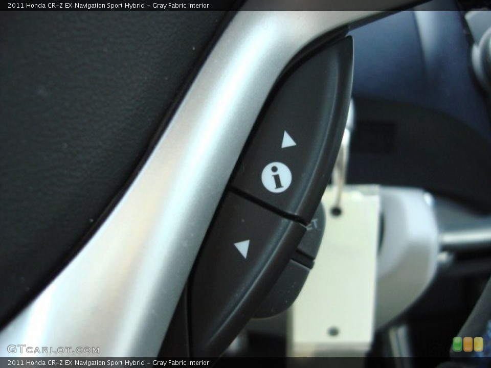 Gray Fabric Interior Controls for the 2011 Honda CR-Z EX Navigation Sport Hybrid #57558587