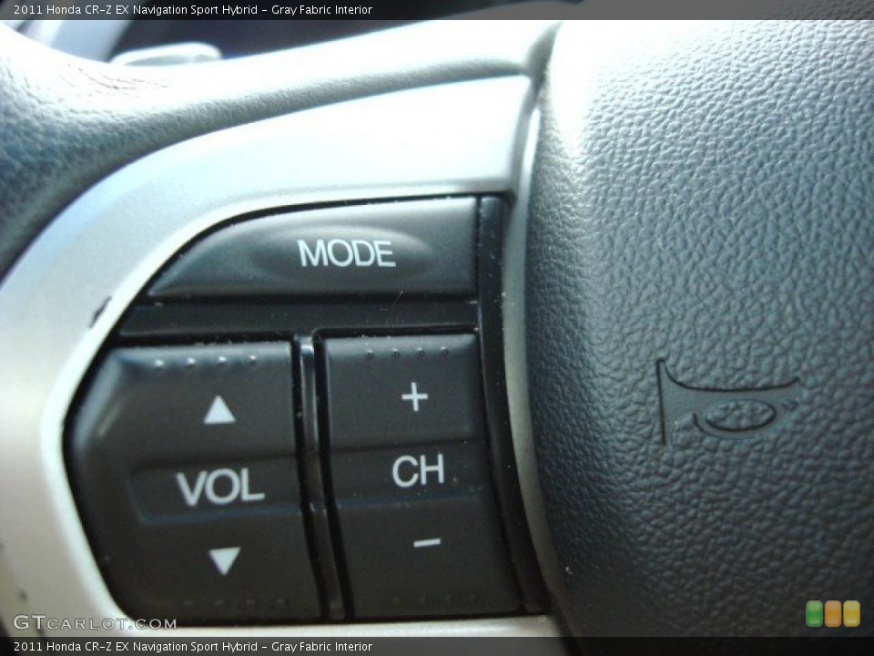 Gray Fabric Interior Controls for the 2011 Honda CR-Z EX Navigation Sport Hybrid #57558596
