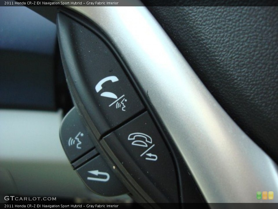 Gray Fabric Interior Controls for the 2011 Honda CR-Z EX Navigation Sport Hybrid #57558605