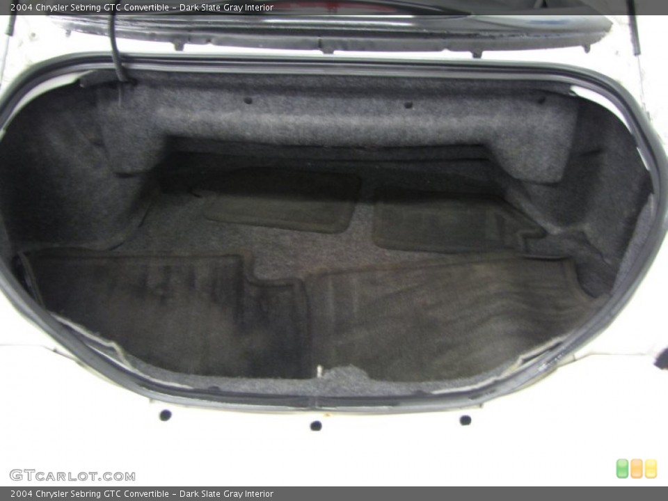 Dark Slate Gray Interior Trunk for the 2004 Chrysler Sebring GTC Convertible #57558968