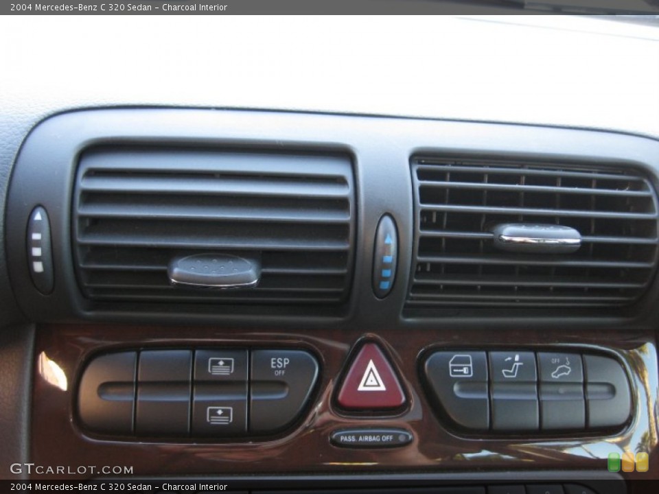 Charcoal Interior Controls for the 2004 Mercedes-Benz C 320 Sedan #57560452