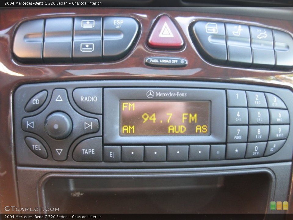 Charcoal Interior Controls for the 2004 Mercedes-Benz C 320 Sedan #57560461