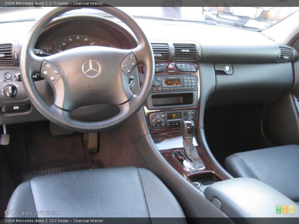 Charcoal Interior Dashboard for the 2004 Mercedes-Benz C 320 Sedan #57560530