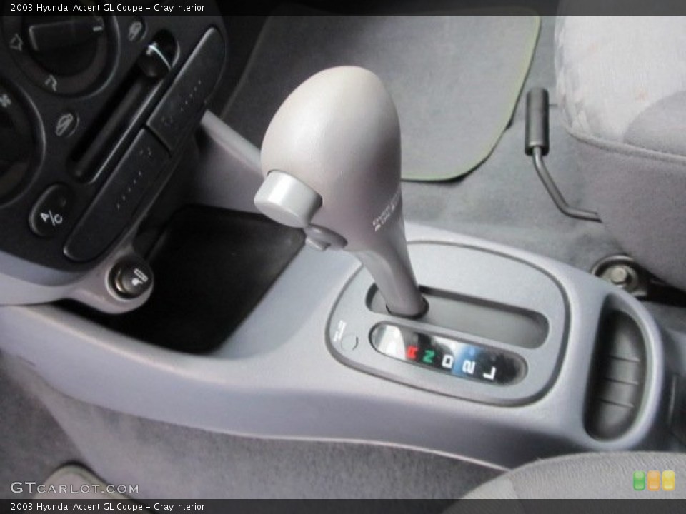 Gray Interior Transmission for the 2003 Hyundai Accent GL Coupe #57562016