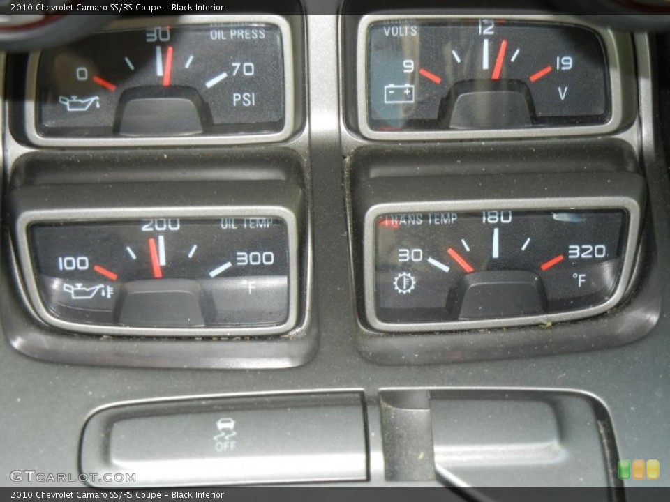 Black Interior Gauges for the 2010 Chevrolet Camaro SS/RS Coupe #57565878
