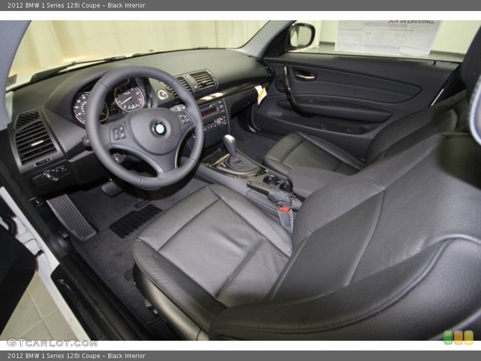 Black Interior Photo for the 2012 BMW 1 Series 128i Coupe #57565905