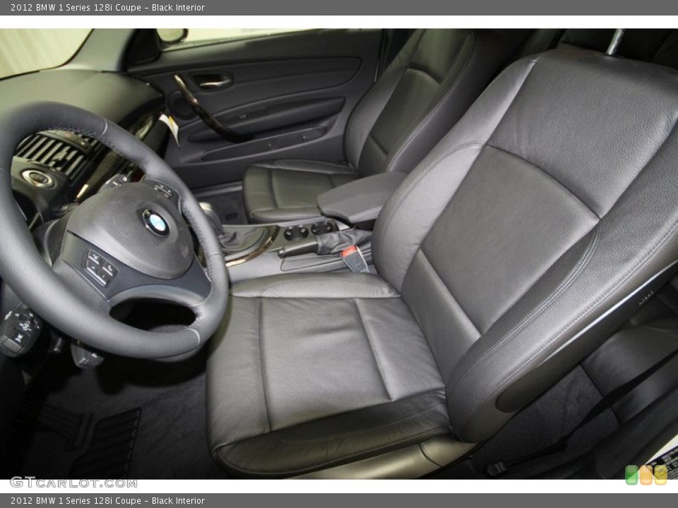 Black Interior Photo for the 2012 BMW 1 Series 128i Coupe #57565911