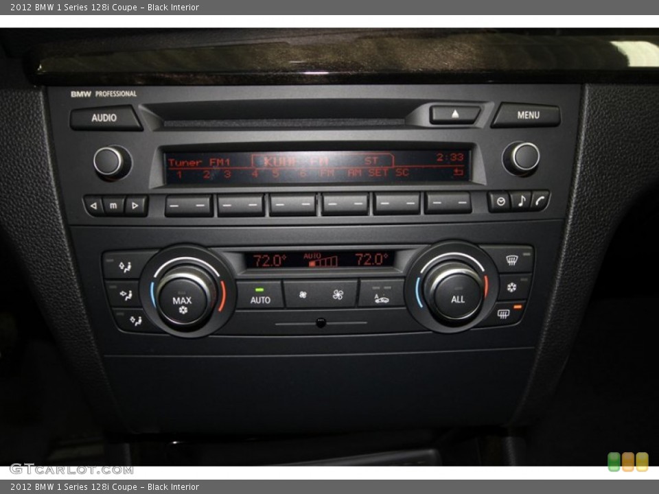 Black Interior Controls for the 2012 BMW 1 Series 128i Coupe #57565944