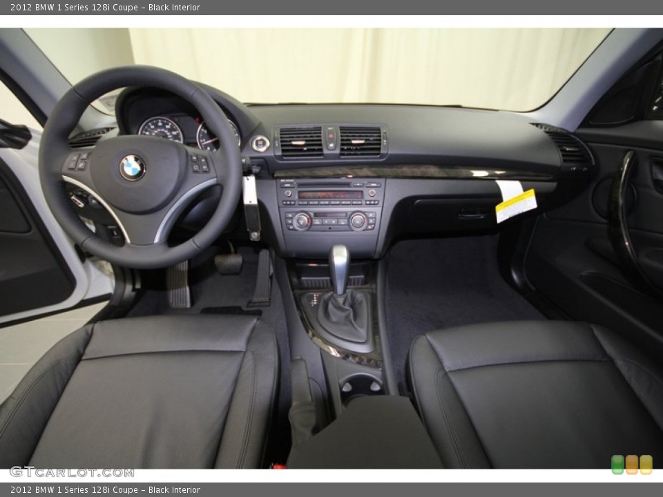 Black Interior Dashboard for the 2012 BMW 1 Series 128i Coupe #57565995