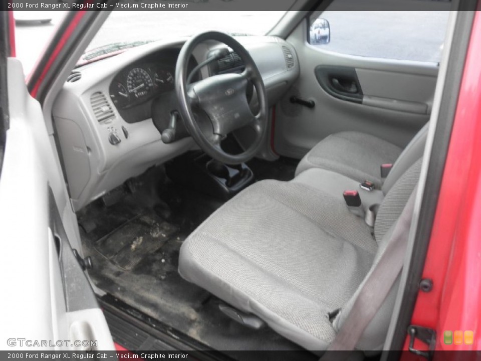 Medium Graphite Interior Photo for the 2000 Ford Ranger XL Regular Cab #57566925