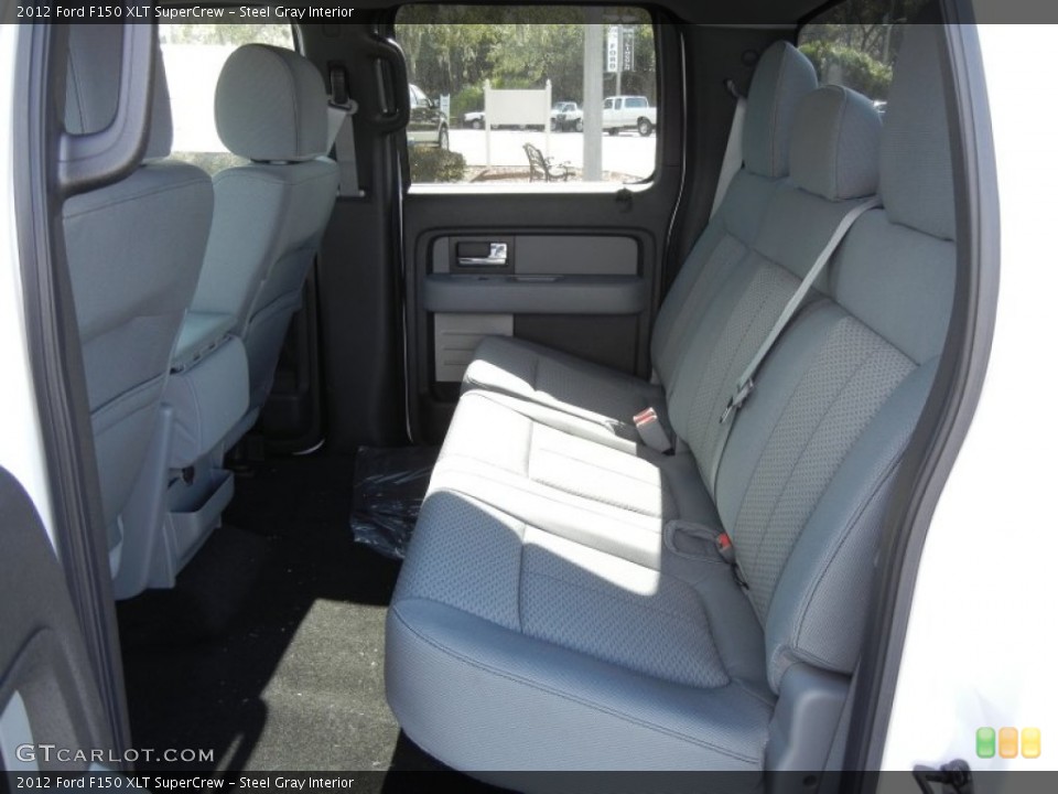 Steel Gray Interior Photo for the 2012 Ford F150 XLT SuperCrew #57567705