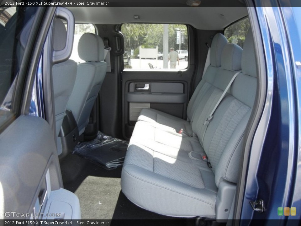 Steel Gray Interior Photo for the 2012 Ford F150 XLT SuperCrew 4x4 #57567894
