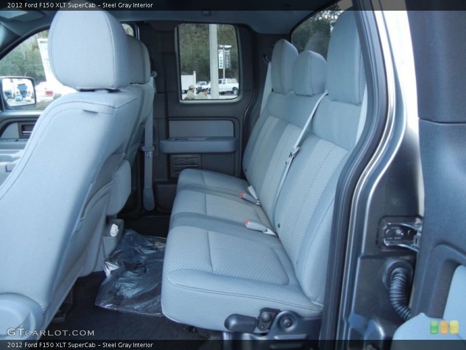 Steel Gray Interior Photo for the 2012 Ford F150 XLT SuperCab #57568303