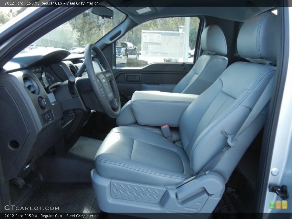Steel Gray Interior Photo for the 2012 Ford F150 XL Regular Cab #57568383