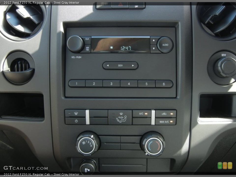 Steel Gray Interior Audio System for the 2012 Ford F150 XL Regular Cab #57568416