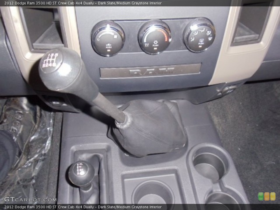 Dark Slate/Medium Graystone Interior Transmission for the 2012 Dodge Ram 3500 HD ST Crew Cab 4x4 Dually #57569235