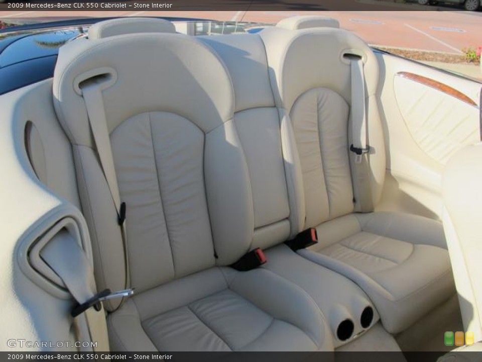 Stone Interior Photo for the 2009 Mercedes-Benz CLK 550 Cabriolet #57570643