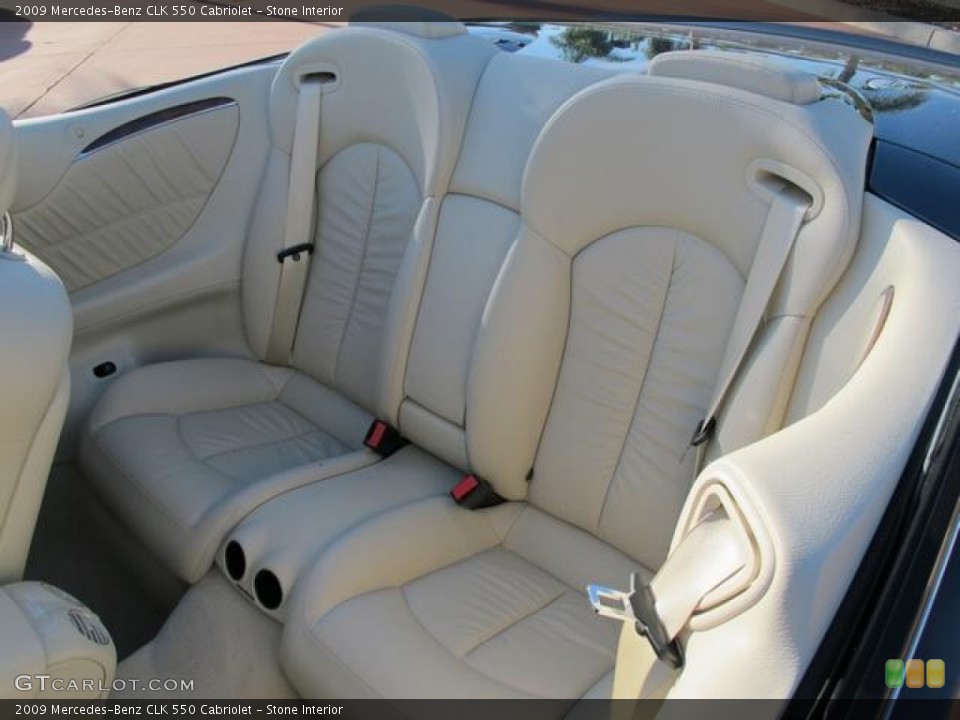 Stone Interior Photo for the 2009 Mercedes-Benz CLK 550 Cabriolet #57570649