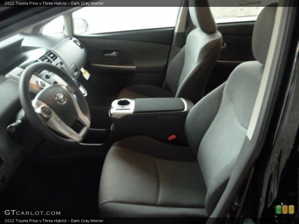 Dark Gray Interior Photo for the 2012 Toyota Prius v Three Hybrid #57572362