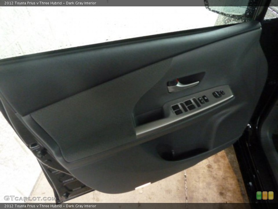 Dark Gray Interior Door Panel for the 2012 Toyota Prius v Three Hybrid #57572374