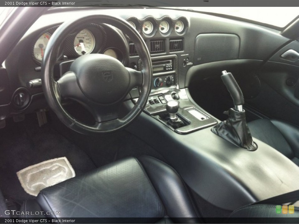 Black Interior Prime Interior for the 2001 Dodge Viper GTS #57574435