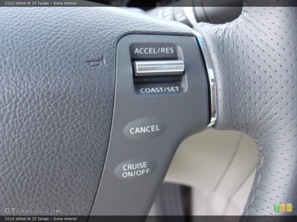 Stone Interior Controls for the 2010 Infiniti M 35 Sedan #57578071