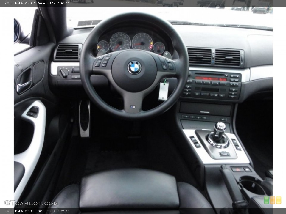Black Interior Dashboard for the 2003 BMW M3 Coupe #57582463