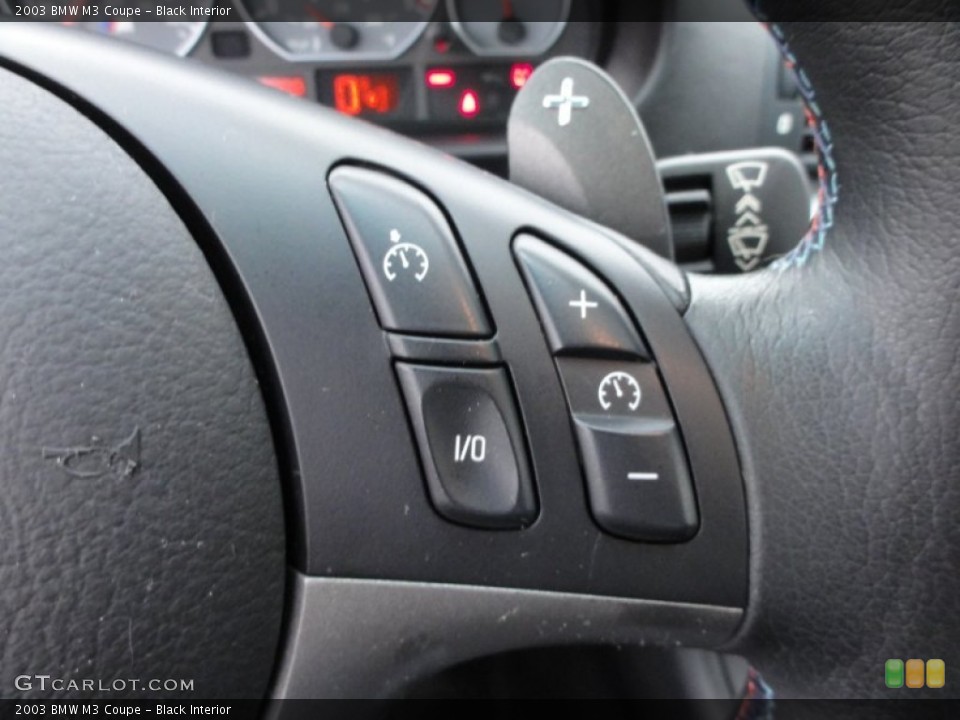 Black Interior Controls for the 2003 BMW M3 Coupe #57582535