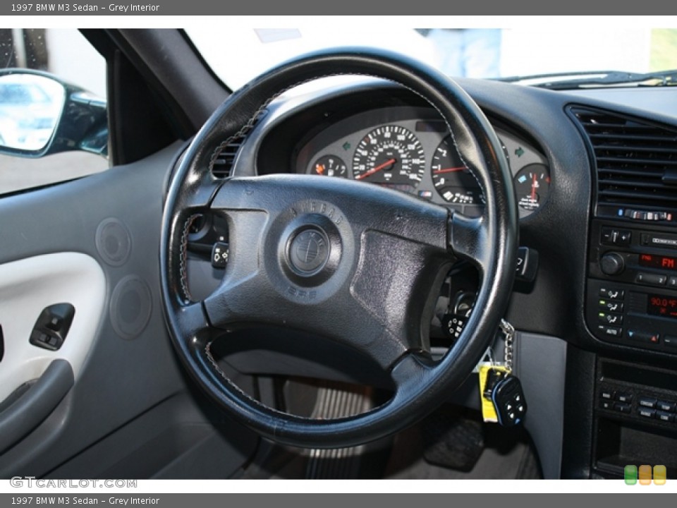 Grey Interior Steering Wheel for the 1997 BMW M3 Sedan #57583218