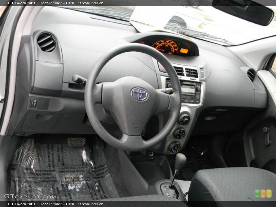 Dark Charcoal Interior Dashboard for the 2011 Toyota Yaris 3 Door Liftback #57591781