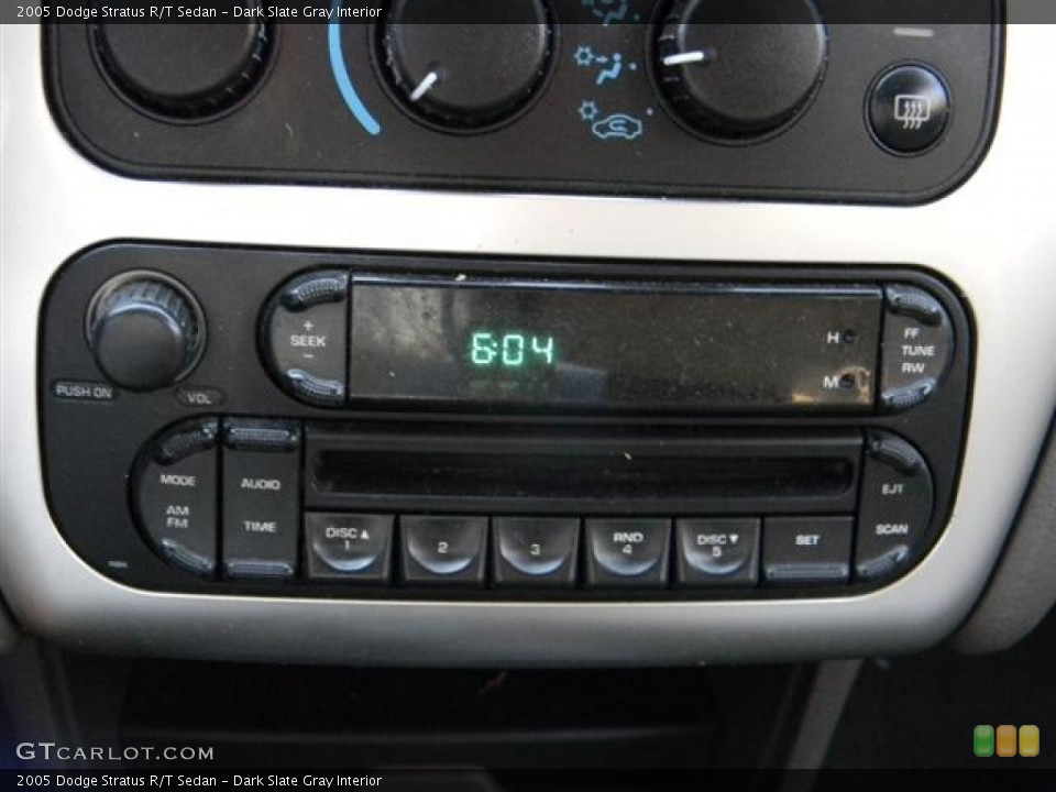Dark Slate Gray Interior Audio System for the 2005 Dodge Stratus R/T Sedan #57601864