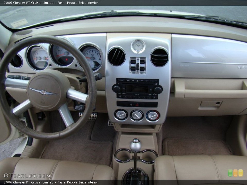 Pastel Pebble Beige Interior Dashboard for the 2006 Chrysler PT Cruiser Limited #57605061