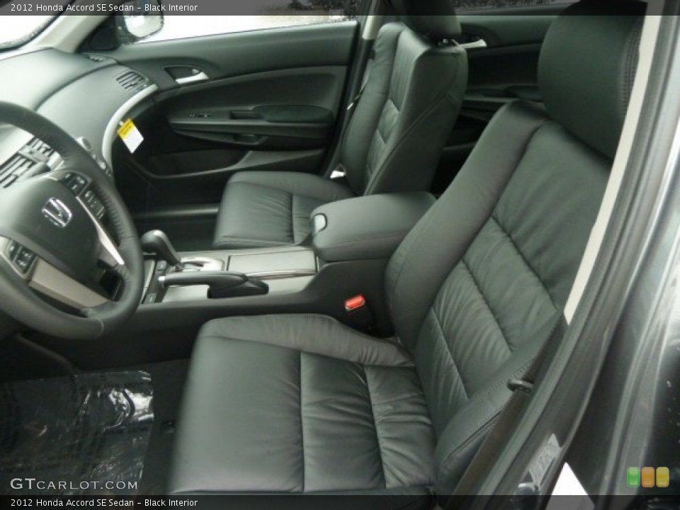 Black Interior Photo for the 2012 Honda Accord SE Sedan #57606321