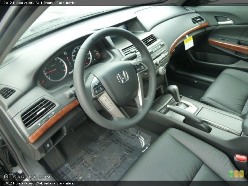 Black Interior Photo for the 2012 Honda Accord EX-L Sedan #57606456